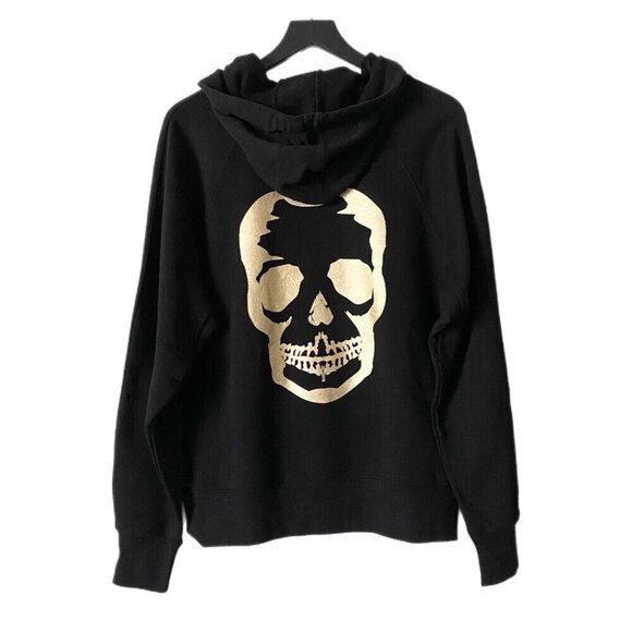 Zadig & Voltaire Tops - ZADIG & VOLTAIRE Clipper Skull Foil Sweatshirt Hoodie